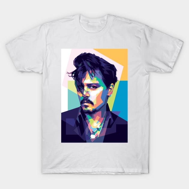 Johnny Depp V2 T-Shirt by can.beastar